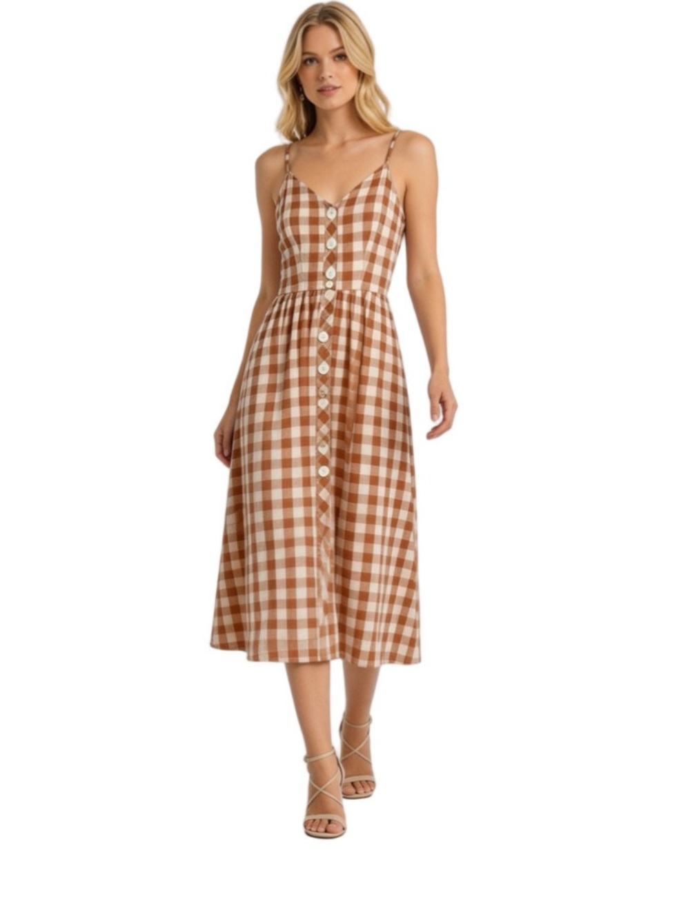 A New Day Checkered Dress